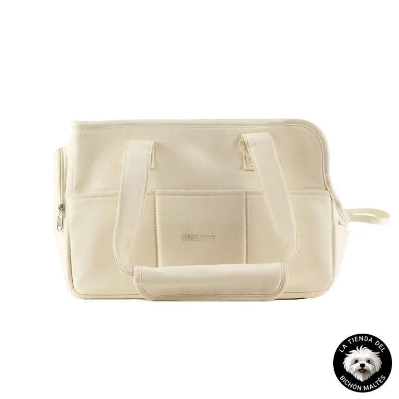 Bolsa para Perro Pequeño Beige