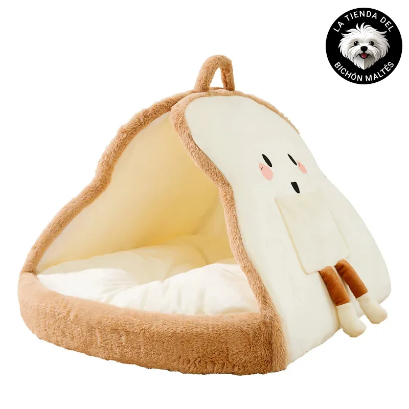 Tienda de Invierno para Perros Suave y Acogedora - Marrón