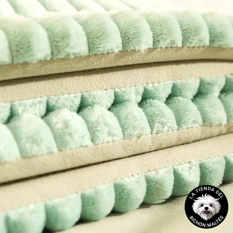 Casita para Perros Acolchada con Cortinas