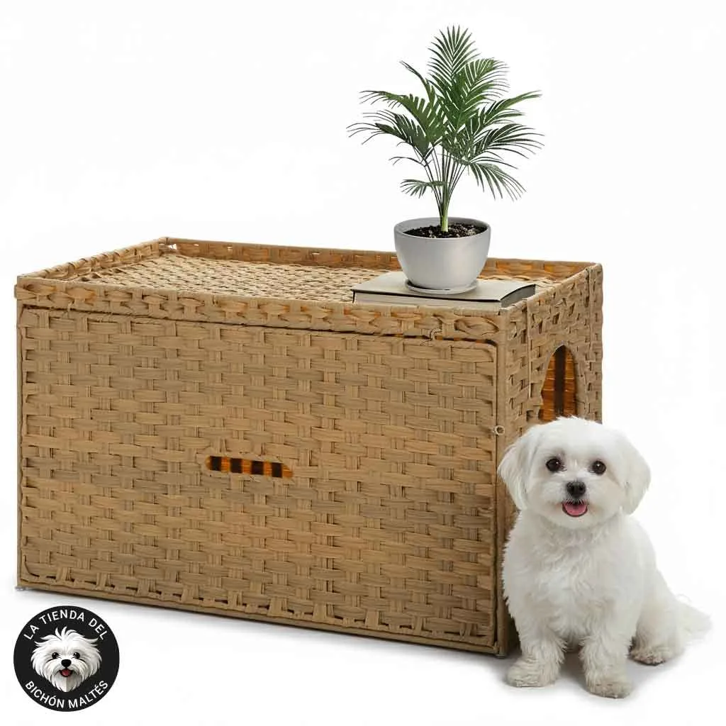 Mueble de Ratan Multiusos para Mascotas - Varios Colores