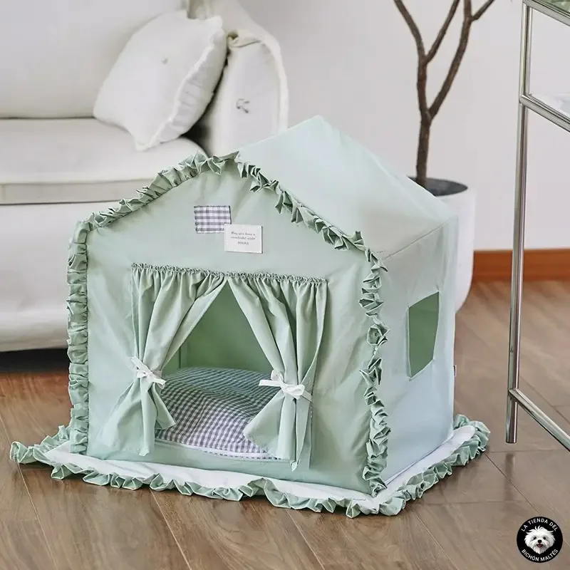 Cama Tipo Tienda Casa para Bichón Maltés – Varios Colores y Modelos - Imagen 4