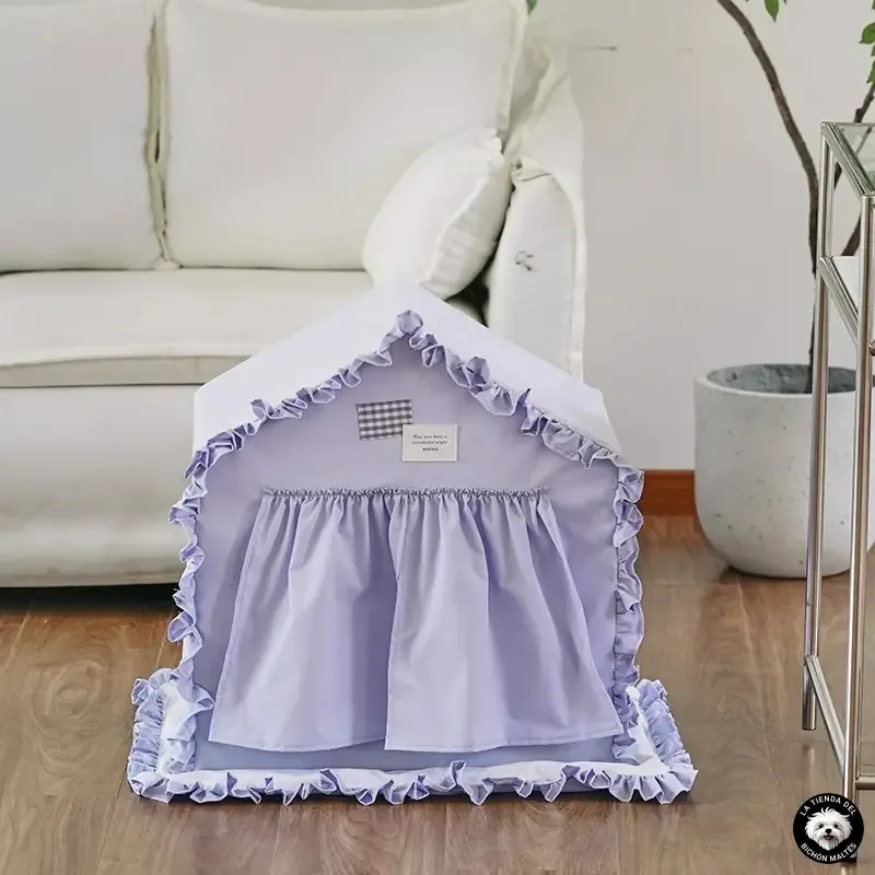 Cama Tipo Tienda Casa para Bichón Maltés – Varios Colores y Modelos - Imagen 6