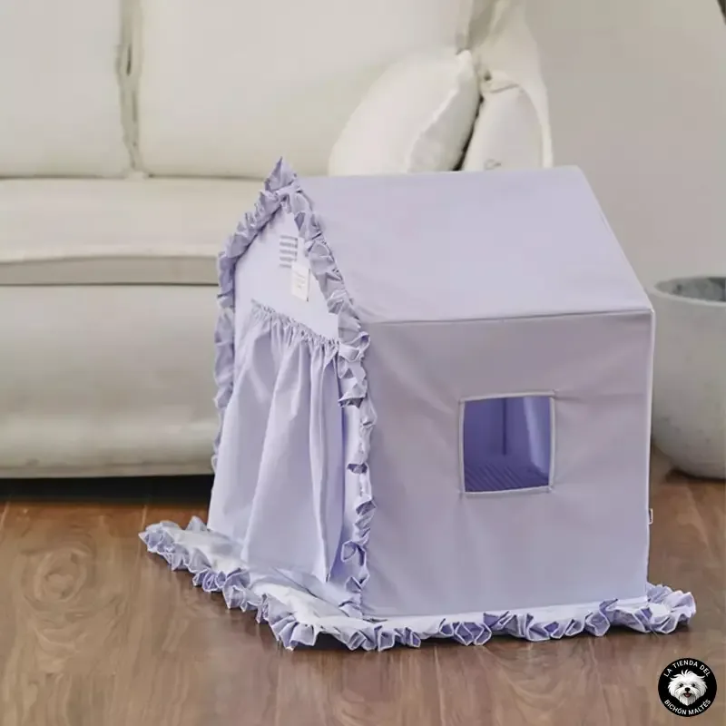 Cama Tipo Tienda Casa para Bichón Maltés – Varios Colores y Modelos - Imagen 7