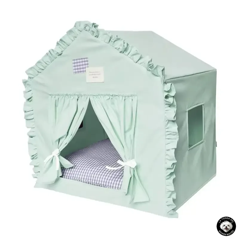 Cama Tipo Tienda Casa para Bichón Maltés – Varios Colores y Modelos - Imagen 9