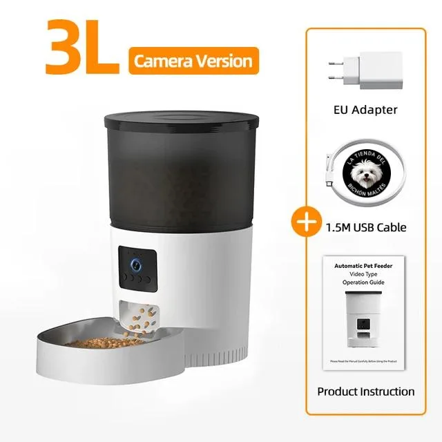 Alimentador Inteligente con Cámara y APP para Mascotas