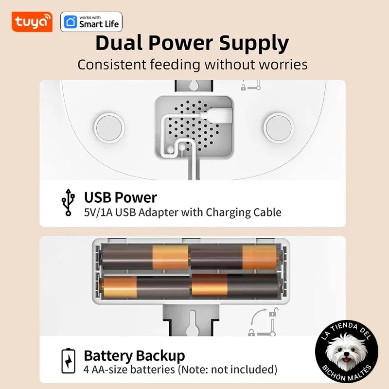 Comedero Inteligente para tu Mascota compatible con Tuya Smart y Smart Life - Imagen 3