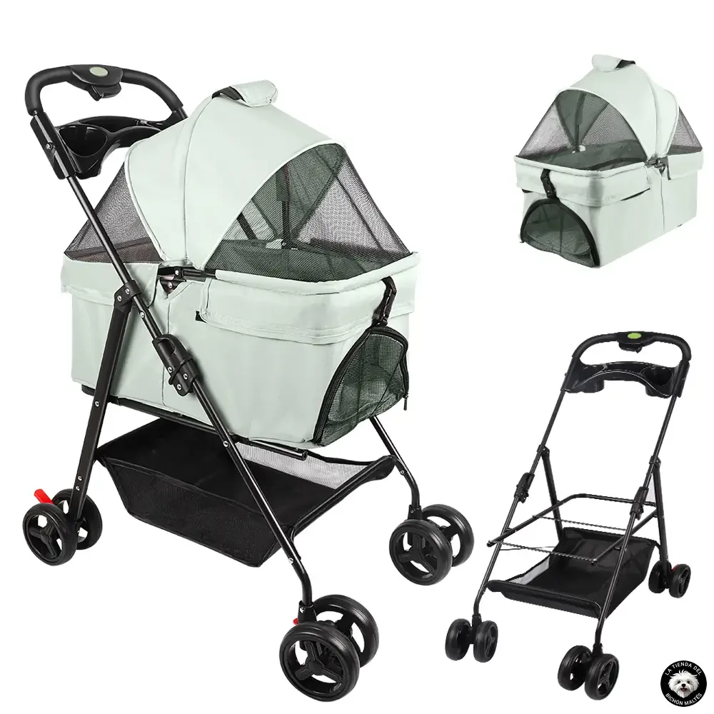 Carrito de Viaje Multifuncional para Mascotas - Varios Colores - Imagen 2