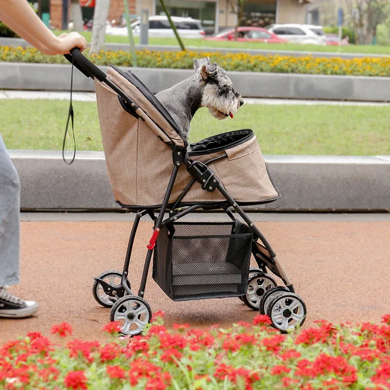 Cochecito Ultraligero para Perros Pequeños - Varios Colores - Imagen 4